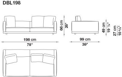 B&B Italia Кожаный диван Dock sun-id-1441060 - Вид №140