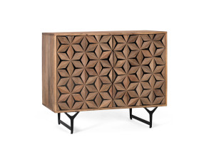 Сервант из манго с распашными дверцами