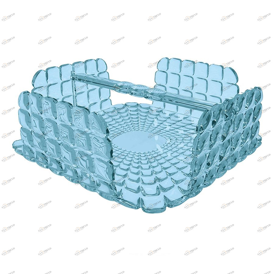 Салфетница квадратная Tiffany голубая Guzzini 19870081