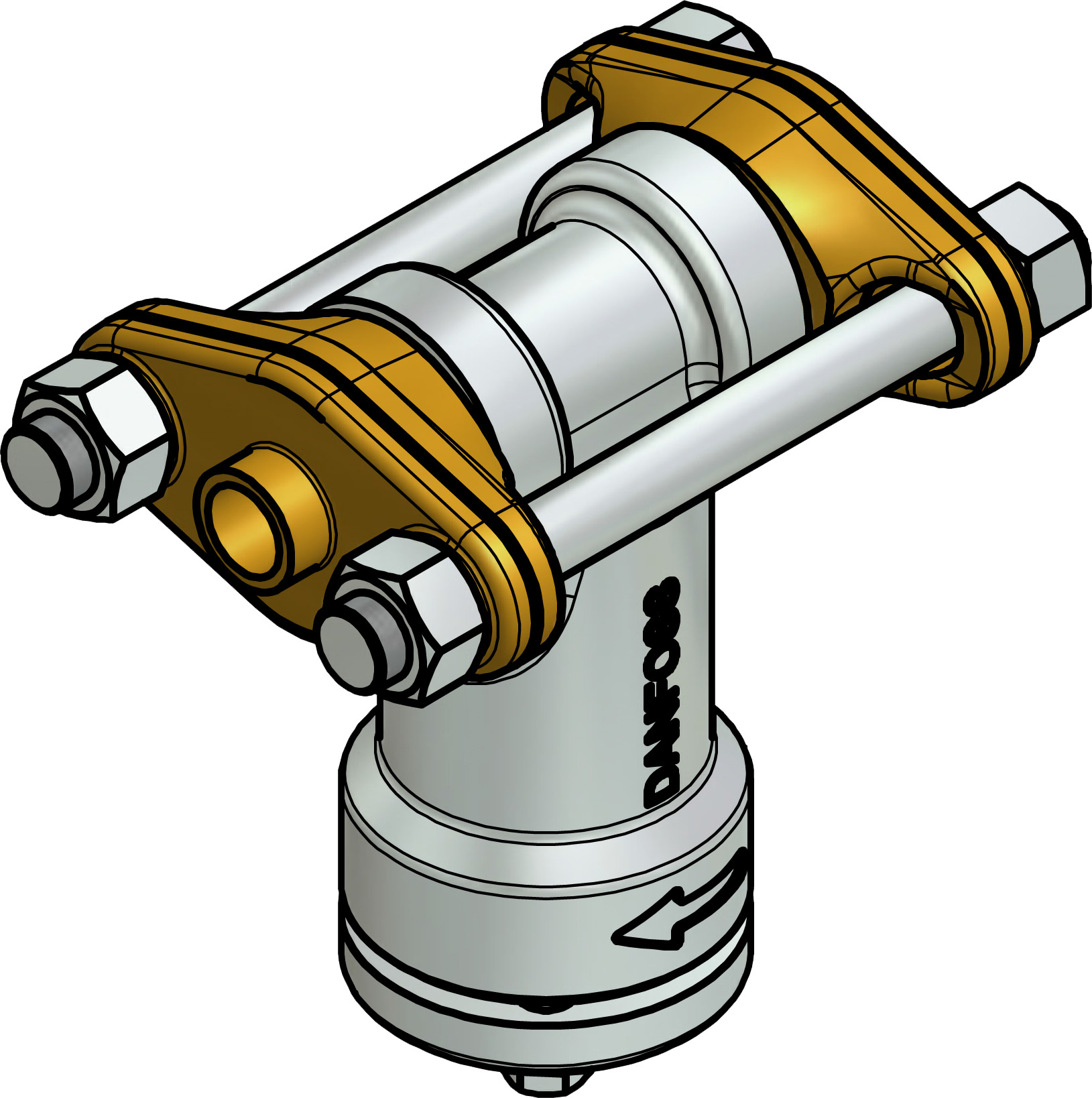 Danfoss FA — сетчатый фильтр с фланцевым присоединением FA 15 Фильтр 006-1012  - Вид №14