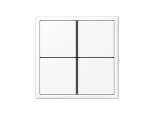 Матовый альпийский белый четырехъядерный переключатель F40