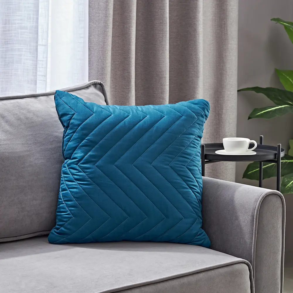 Подушка Нью 50x50 см цвет синий Ibiza 1 SEASONS STLM-2169896 - Вид №3