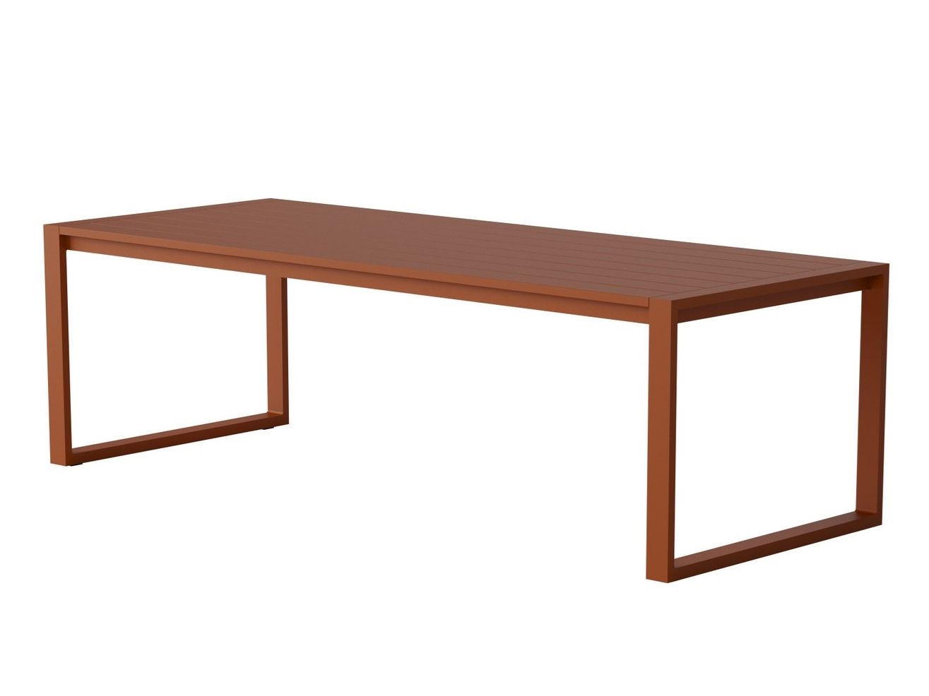 Прямоугольный алюминиевый стол с порошковым покрытием Case Eos ARCH-00051000 - Вид №2