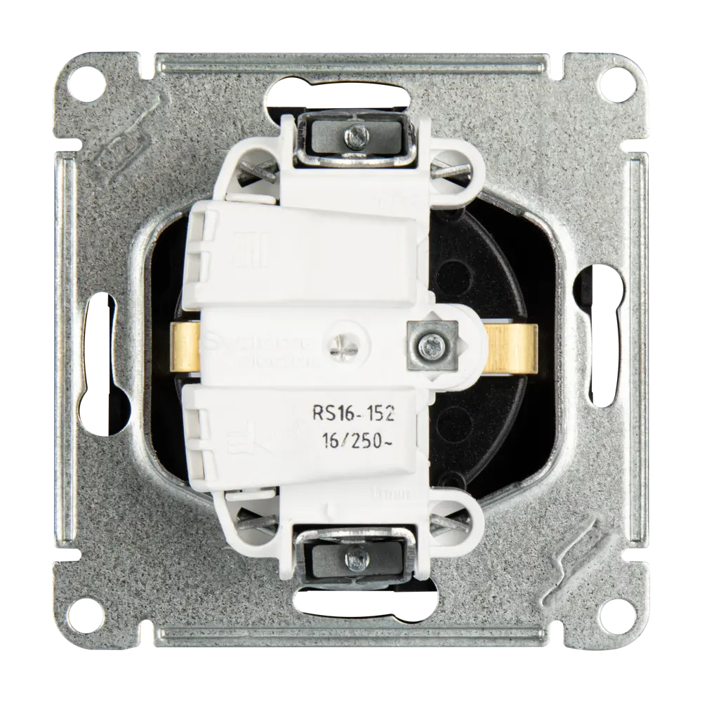SYSTEME ELECTRIC Розетка скрытого монтажа W59 Deco с защитными шторками 82797858 STLM-1101770 - Вид №2