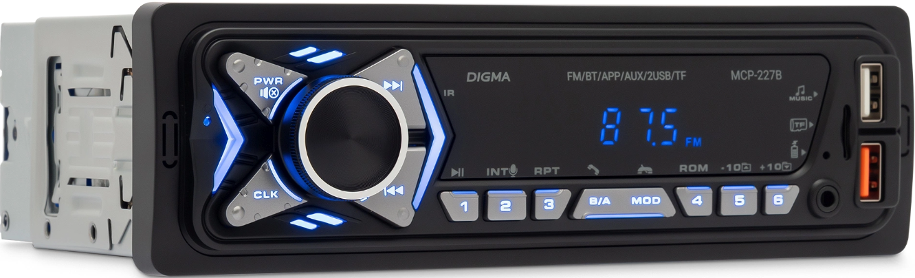 5638014 Автопроигрыватель DIGMA MCP-227B STDN-0147183 - Вид №2