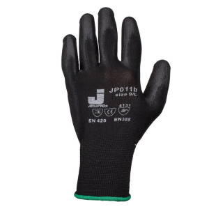 90055644 Перчатки из полиэстера Jeta 7 / Safety JP011b-XL, размер 10 / XL, с полиуретановым покрытием 12 шт STLM-0096168 JETA SAFETY
