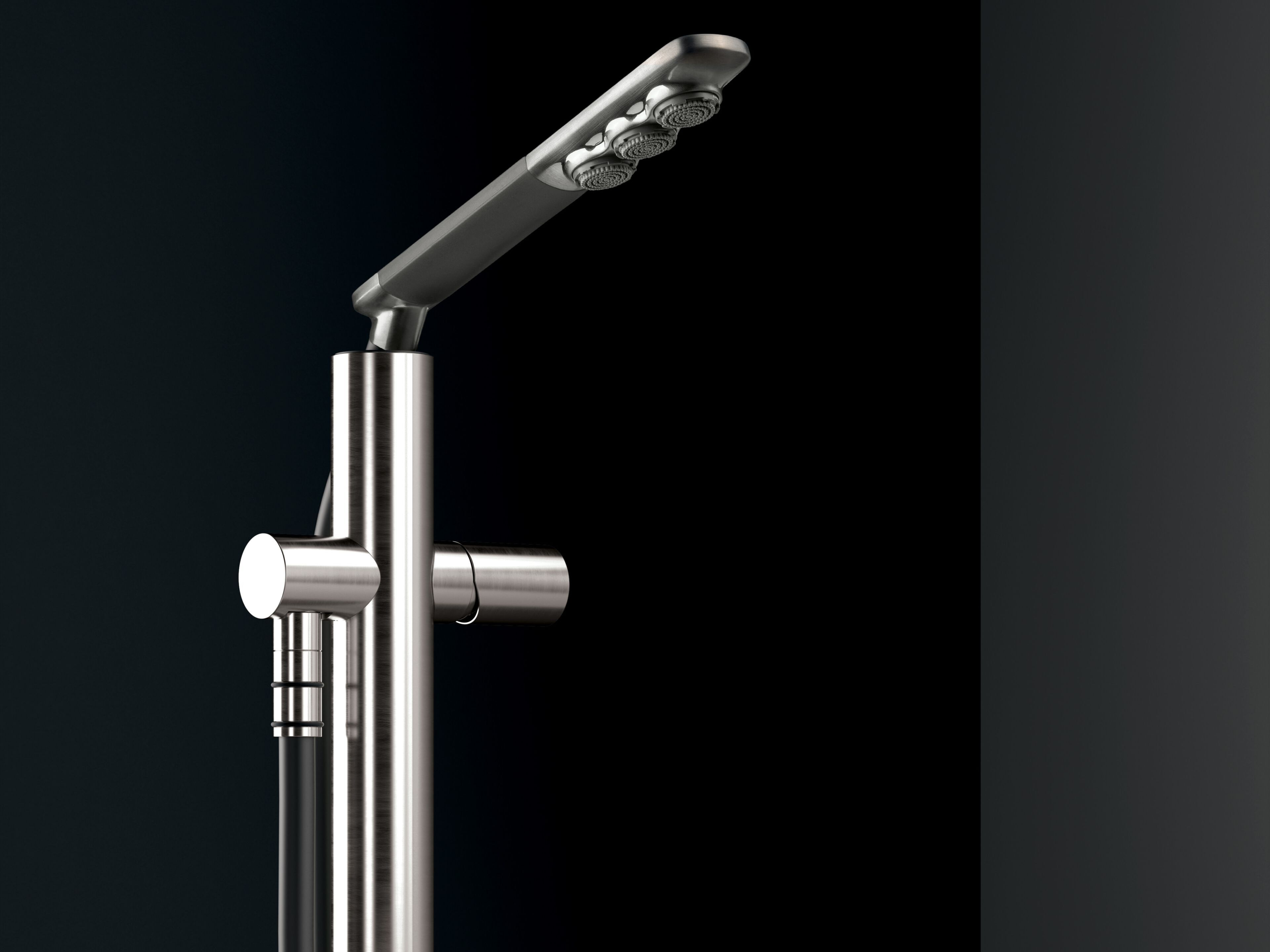 Напольный смеситель для ванны с ручным душем Zazzeri Surf ARCH-00062211 - Вид №1