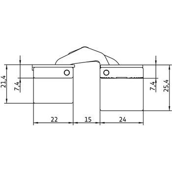 Петля Anselmi 130 2D Santreyd LK01-773 - Вид №3