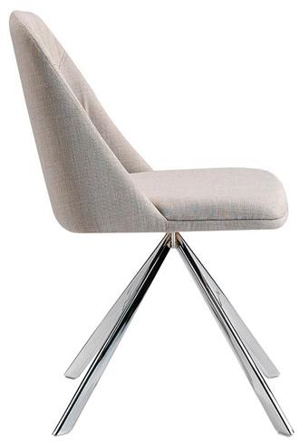 Angel Cerdá Вращающийся стул на козелке из ткани New chair 4020 f3216 Angel Cerda - Вид №1