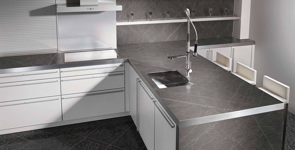 Столешницы для кухни - Пиетра грэй LIGRON LIST376 4060 - Вид №6