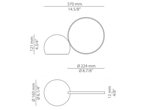 Светодиодная настольная лампа с батарейным питанием Estiluz Circ ARCH-00089807 - Вид №5