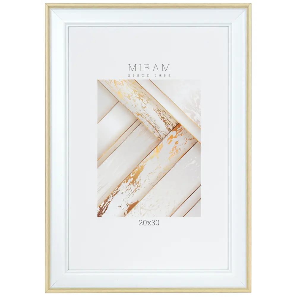 Рамка Мирам 20×30 см белая для фото и картин 89422785 STLM-1568036