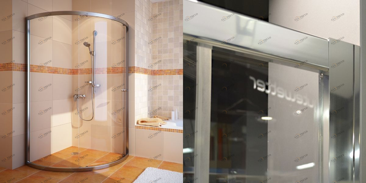 Душевая кабина 150x150 GK-862 стекло прозрачное GUTEWETTER SHAPE ROUND 150X150GK862