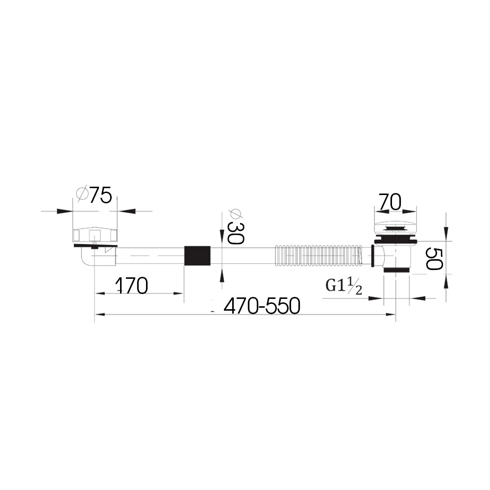 RTB95-02 Обвязка для ванны , автомат Raiber  - Вид №3