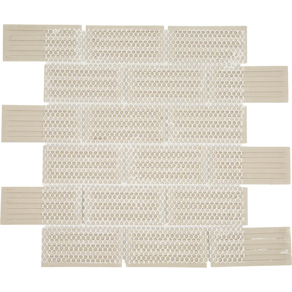 Мозаика Artens белая керамическая 29×29 см для интерьера 18877960 Керамика STLM-0013381 - Вид №4