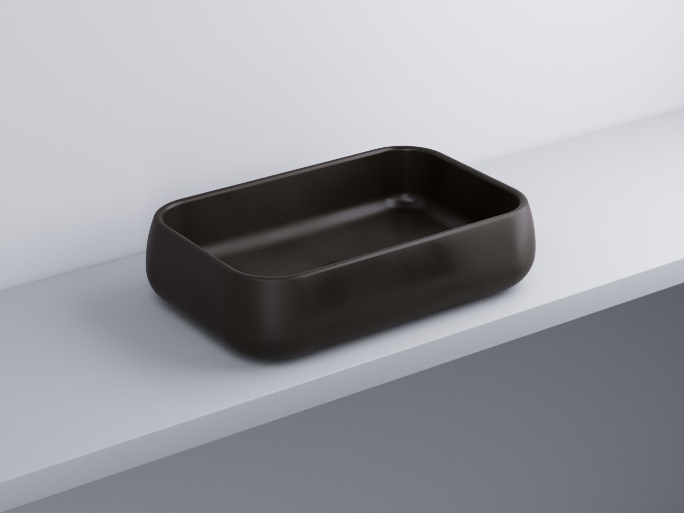 SHLAA60-LV Раковина накладная прямоугольная 60 cielo Shui Ceramica Cielo