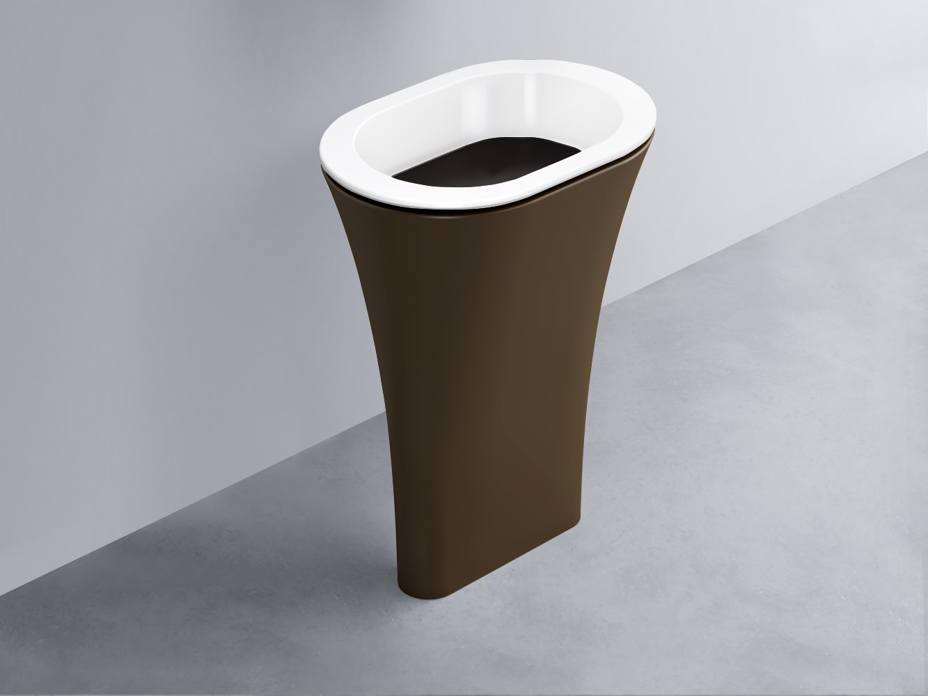 AMLA65-BL+AMPILO-LV+AMCOLO-CA Раковина Amedeo Ovale отдельностоящая cielo Enjoy + Amedeo Ceramica Cielo