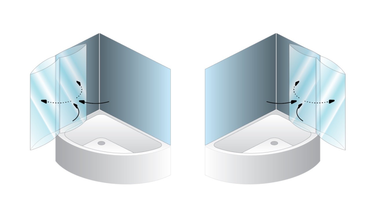 00906 Душевое ограждения на борт вынны Kolpa-San Словения  - Вид №3