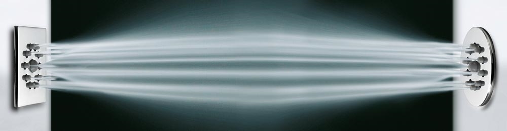 I02136 Потолочный & настенный душ Cubic Flat 40 x 400 mm - Gom - Box BOSSINI  - Вид №2