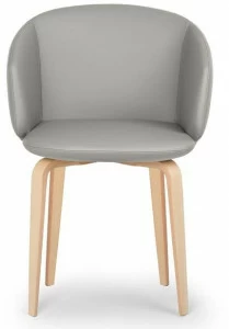 True Design Мягкое кожаное кресло с подлокотниками Not