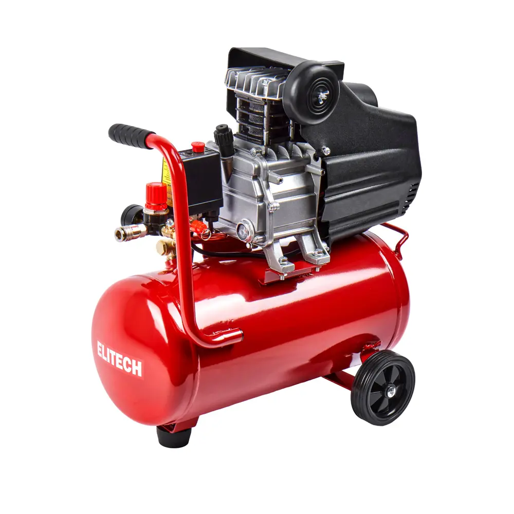 Компрессор сетевой поршневой масляный Elitech КМЛ 300-24, 24 л 240 л/мин STLM-2205675 - Вид №2