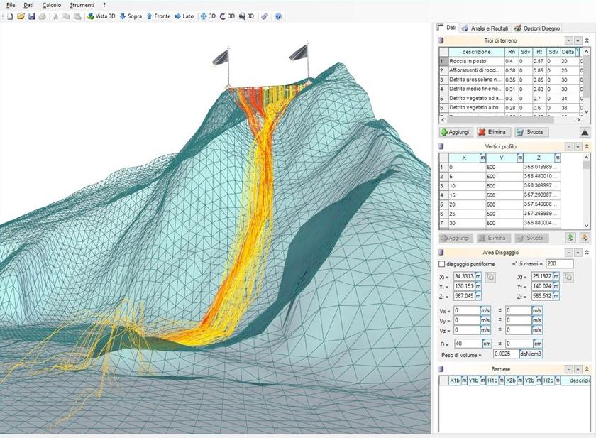 CDM Dolmen Программное обеспечение для расчета трехмерного камнепада sun-id-1388109 - Вид №5
