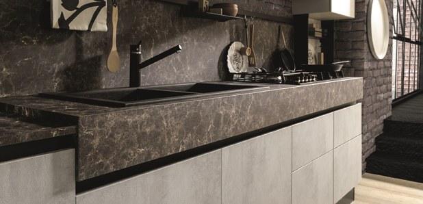 Febal Casa Модульная кухня из меламина с островом sun-id-1433505 - Вид №6