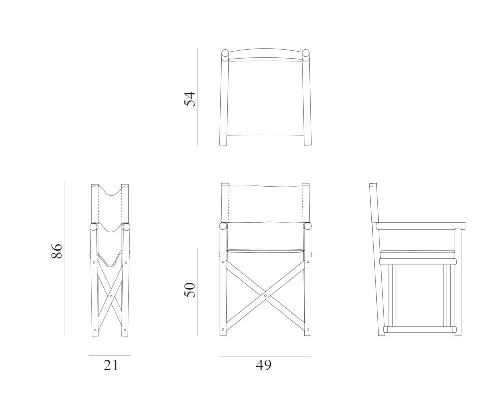 Кресло директора из красного дерева с подлокотниками Exteta Razzi ARCH-00090816 - Вид №7
