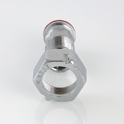 VTr.612.N.0004 Полусгон с накидной гайкой и обратным клапаном Valtec 1/2"  - Вид №2