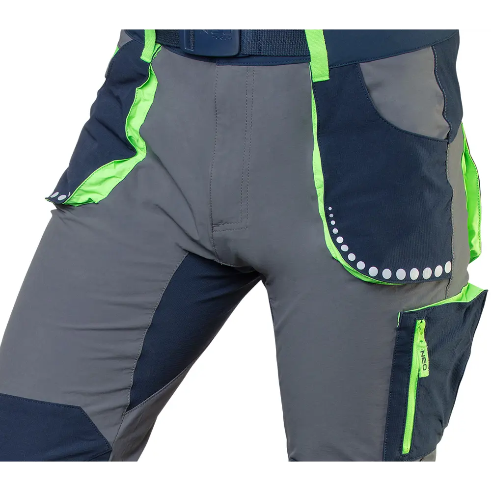 Брюки рабочие Neo Tools Premium серые/темно-синие/зеленые размер XL рост 184-187 STLM-2179404 - Вид №1