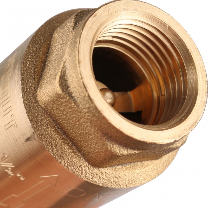 Клапан обратный STOUT 1/2" (латунное седло) пружинный SVC0011000015 - Вид №2
