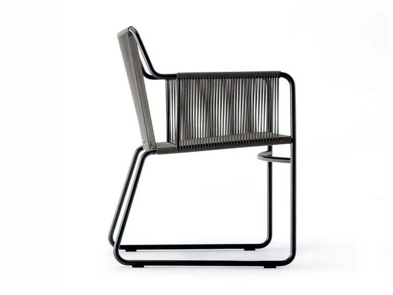 Веревочный стул для сада с подлокотниками RODA Harp ARCH-00102244 - Вид №2