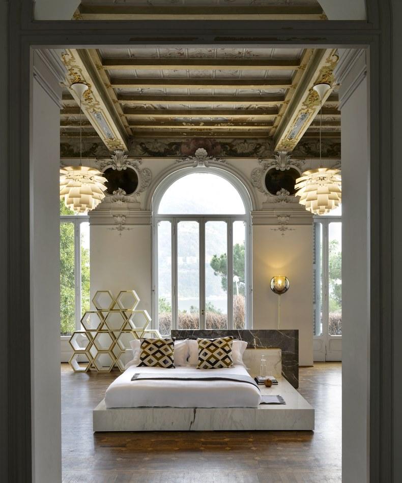 FranchiUmbertoMarmi Двуспальная кровать из мрамора Mattis sun-id-1412451 - Вид №1