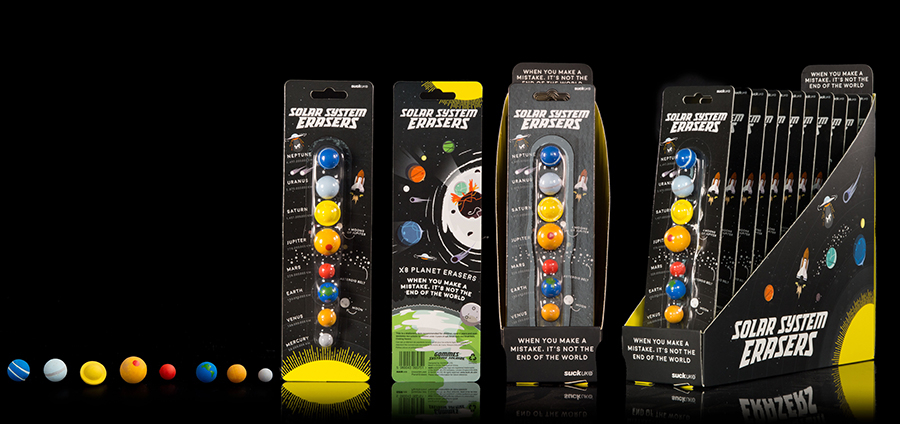 Набор ластиков «Солнечная система» SUCK UK SKERASERPLAN1 - Вид №15