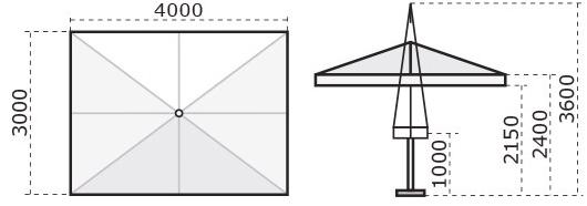 Scolaro Parasol Алюминиевый зонт с телескопической застежкой Leonardo C3040 let/c4040 let - Вид №11