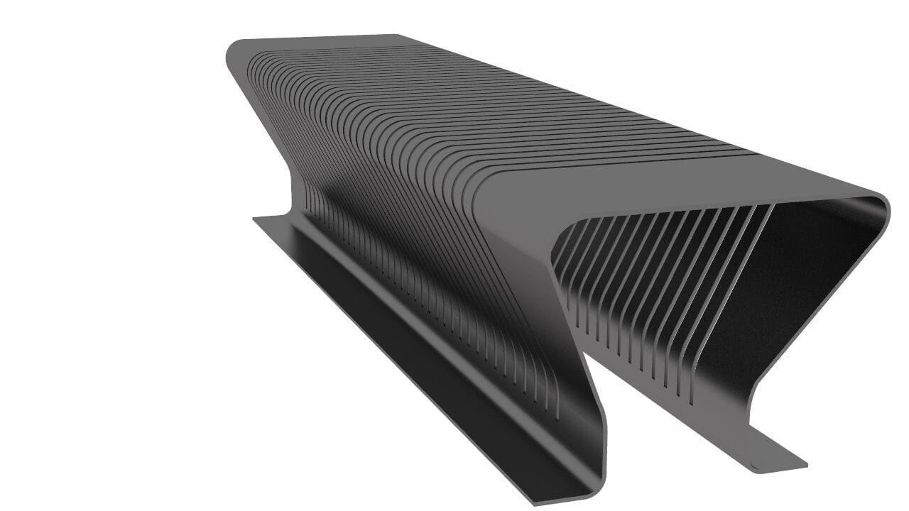 Стальная скамья без спинки CITYSì Zen ARCH-00078021 - Вид №6