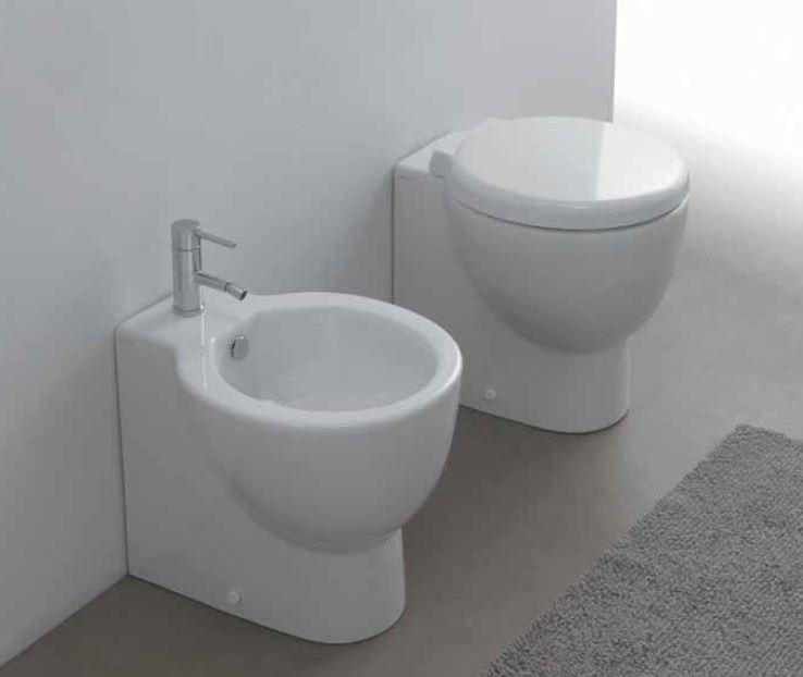 Приставной унитаз напольный Белый Galassia El1 / el2 Италия sun-id-1452204 - Вид №1