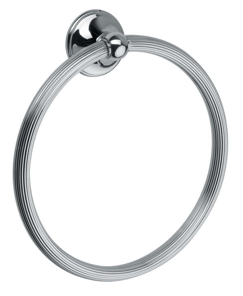 11004 Держатель кольца для полотенца. Bongio Fleur Blanc&Noir 