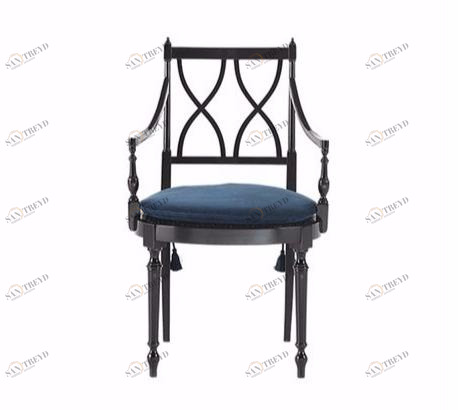 Gianfranco Ferré Home Стул из лакированного бука с подлокотниками sun-id-1487978