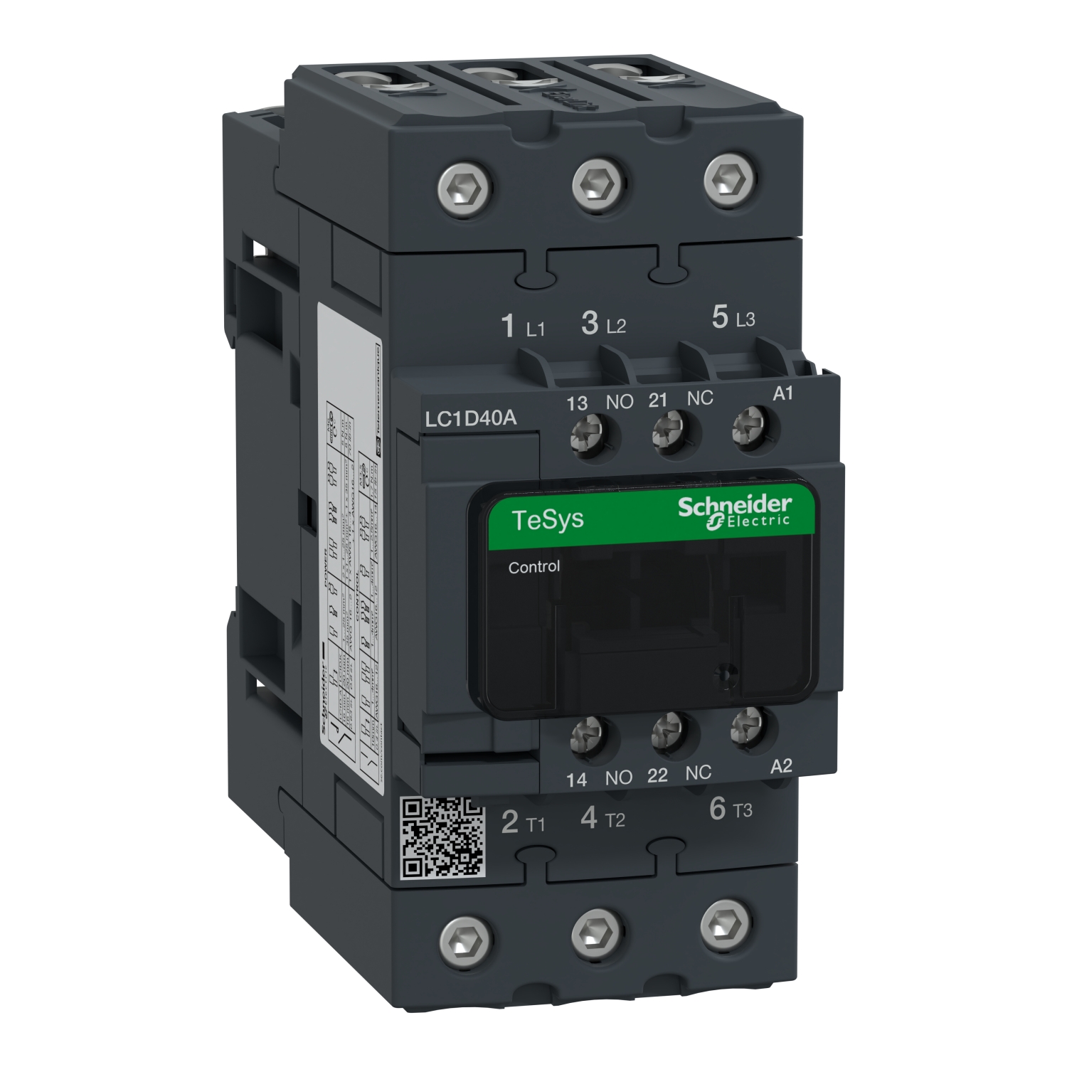 LC1D40AP7 Контактор LC1D EVERLINK 3P 60А 440/230В AC 18.5кВт Schneider Electric TeSys 