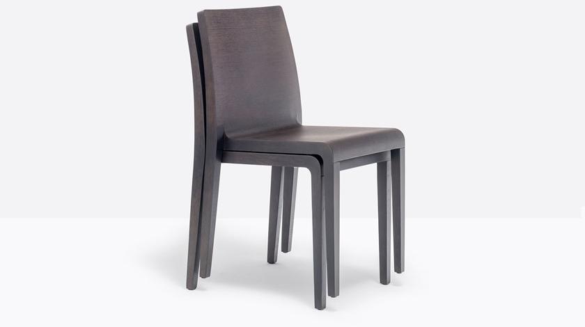 Pedrali Штабелируемый деревянный стул Young 421 - Вид №2