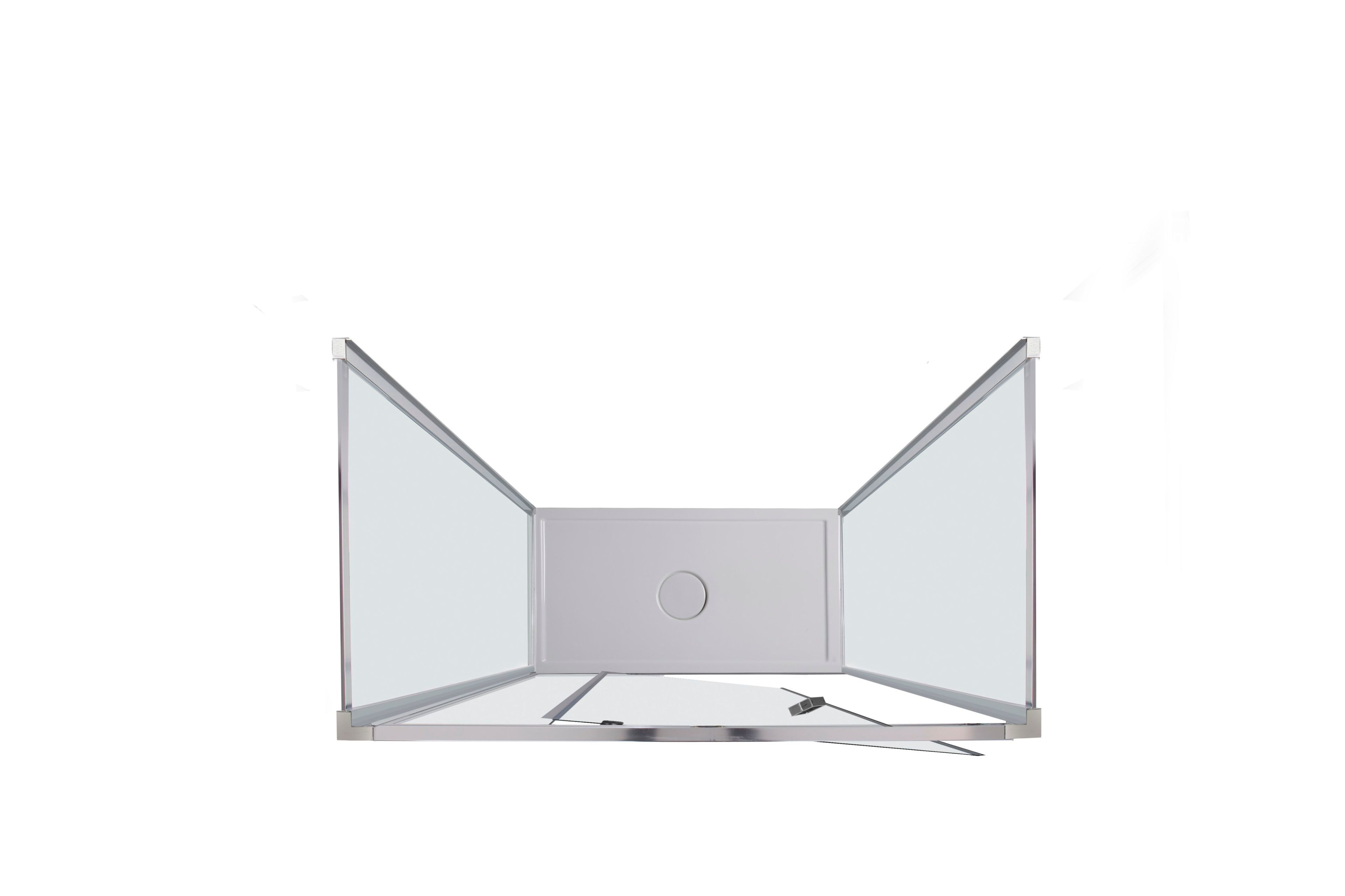 Алюминиевая и стеклянная душевая кабина с распашной дверью TAMANACO FPB40 ARCH-00099760 - Вид №6