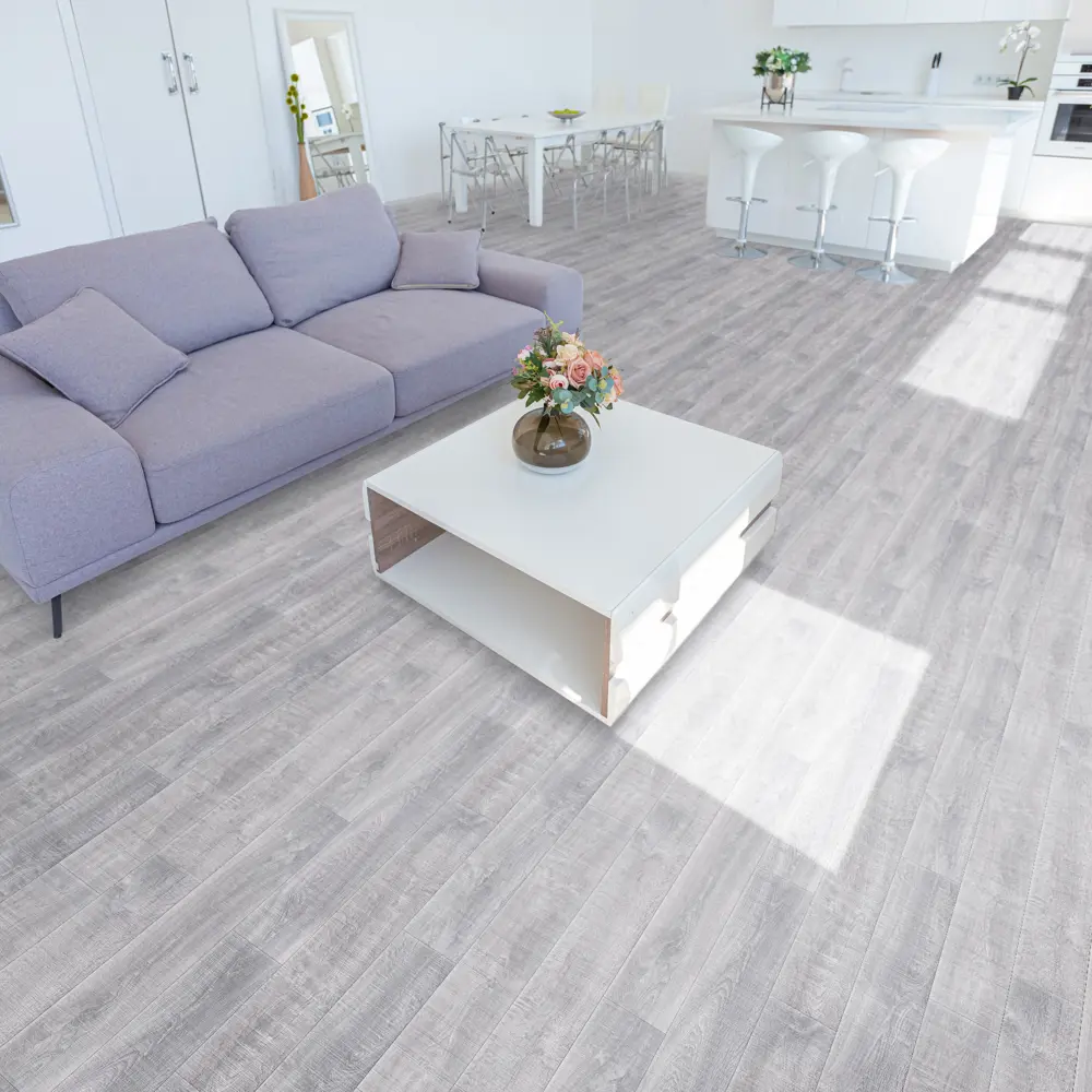 Santreyd Линолеум «Дуб Бэйлор» серый с текстурой дерева 83708270 STLM-0043650