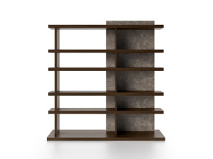 Деревянный книжный шкаф