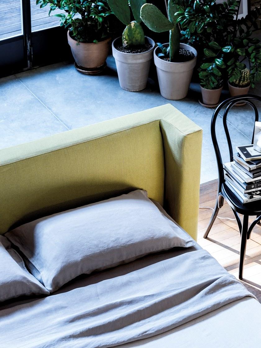 Frauflex Двуспальная кровать из ткани с мягким изголовьем sun-id-1345974 - Вид №2