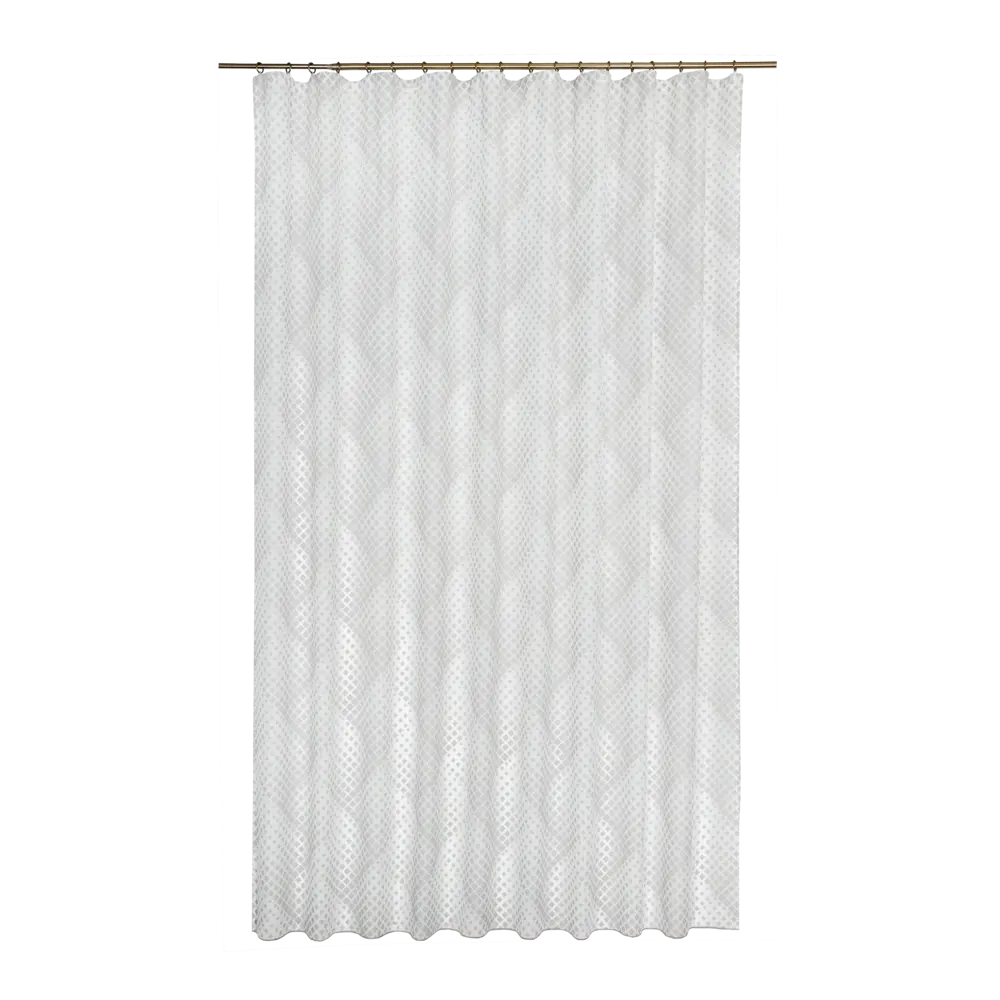 Тюль на ленте «Ромбы», 250x280 см, геометрия, цвет серый GARDEN STLM-2181084