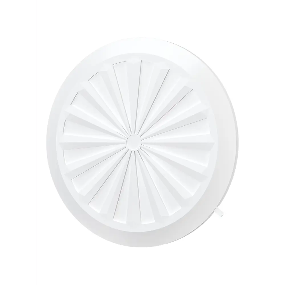 Вентиляционная решетка Fonet D180 мм пластик цвет белый STLM-2124796