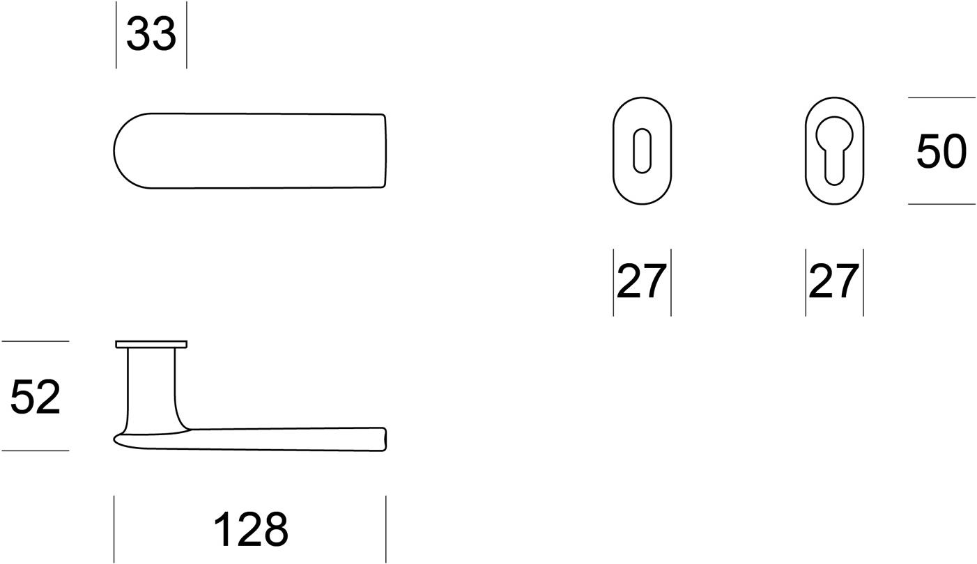 Ento Латунная ручка Reflex 6155c3 - Вид №4