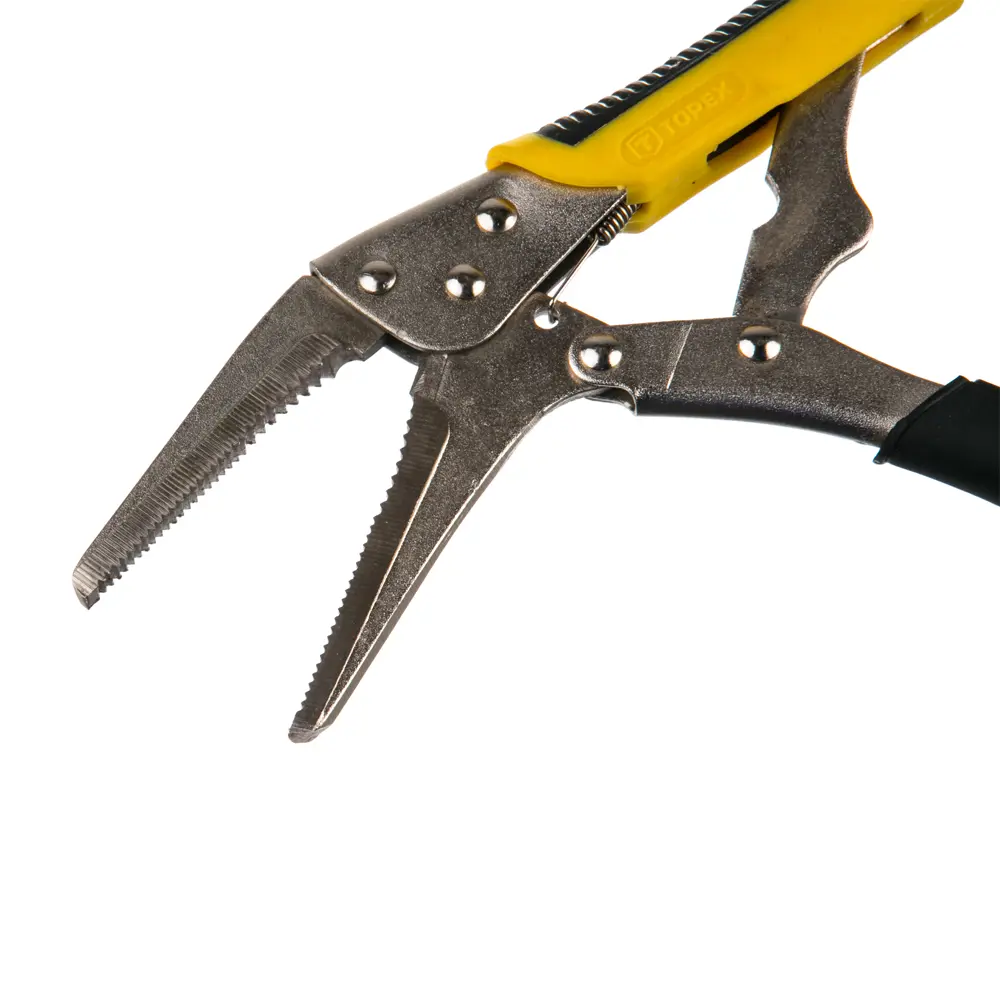 Клещи зажимные удлиненные Topex 32D857 225 мм захват до 40 мм STLM-2011404 - Вид №1