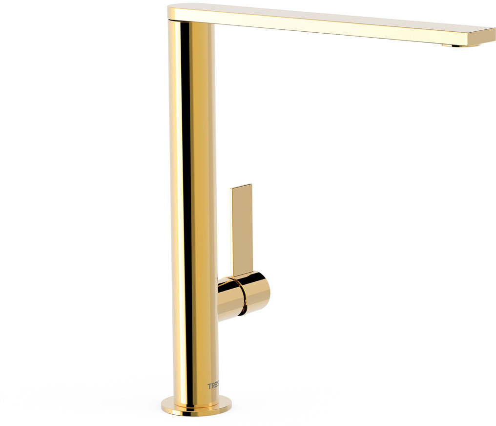 ПРОЕКТ-Смеситель для умывальника TRES XXL с одной ручкой и боковым рычагом-21140501OR TRES